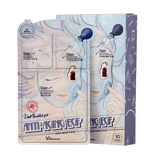 Тканевая маска для лица Elizavecca ТРЕХЭТАПНАЯ/ОМОЛАЖИВАЮЩАЯ Anti-Aging EGF Aqua Mask 1 шт Тканевая маска для лица Elizavecca ТРЕХЭТАПНАЯ/ОМОЛАЖИВАЮЩАЯ Anti-Aging EGF Aqua Mask 1 шт
