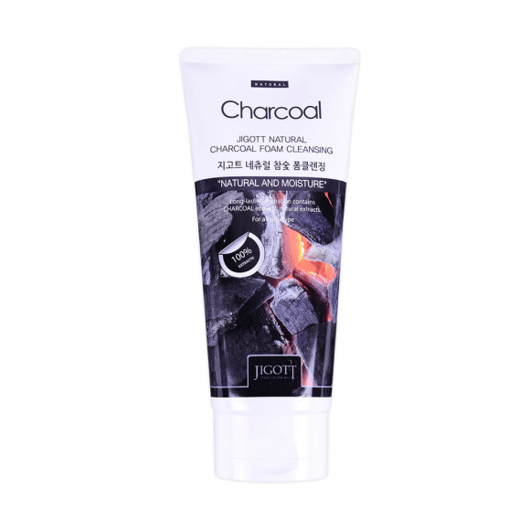 Пенка для умывания JIGOTT УГОЛЬ JIGOTT Natural CHARCOAL Foam Cleansing, 180 мл Пенка для умывания JIGOTT УГОЛЬ JIGOTT Natural CHARCOAL Foam Cleansing, 180 мл