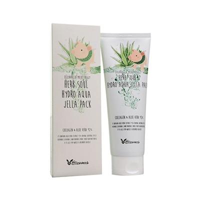 Маска для лица Elizavecca УВЛАЖНЕНИЕ/АЛОЭ Milky Piggy Herb Soul Hydro Aqua Jella Pack, 250 мл Маска для лица Elizavecca УВЛАЖНЕНИЕ/АЛОЭ Milky Piggy Herb Soul Hydro Aqua Jella Pack, 250 мл