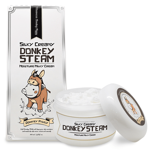 Крем для лица Elizavecca ОСЛИНОЕ МОЛОКО Silky Creamy Donkey Steam Moisture Milky, 100 мл