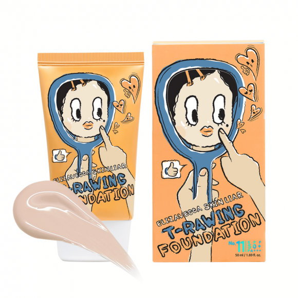 Тональный крем Elizavecca Skin Liar T-Rawing Foundation No.11, 50 мл