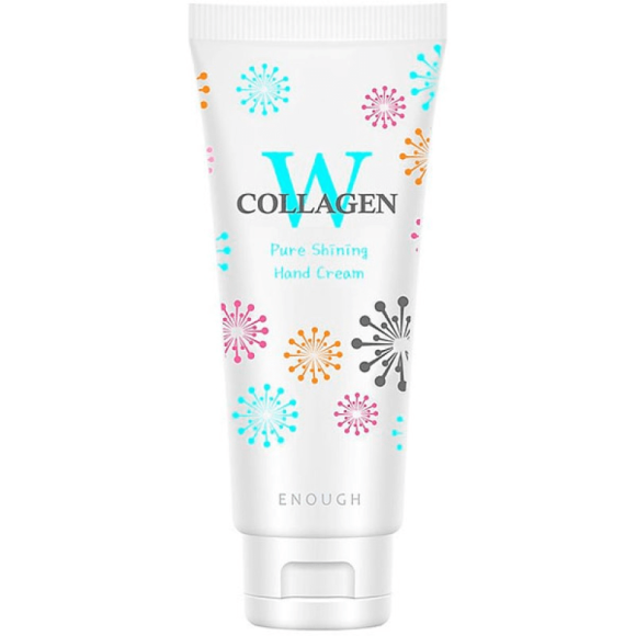 ENOUGH Крем для рук КОЛЛАГЕН W Collagen Pure Shining Hand Cream, 100 мл ENOUGH Крем для рук КОЛЛАГЕН W Collagen Pure Shining Hand Cream, 100 мл