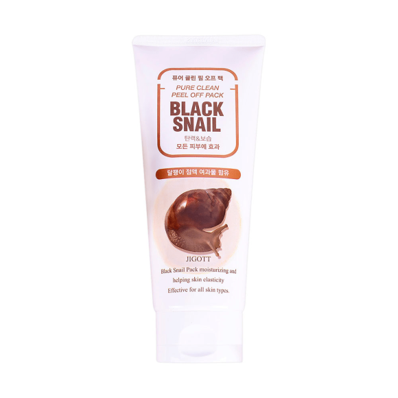 JIGOTT Пилинг-маска для лица МУЦИН УЛИТКИ BLACK SNAIL Pure Clean Peel Off Pack, 180 мл