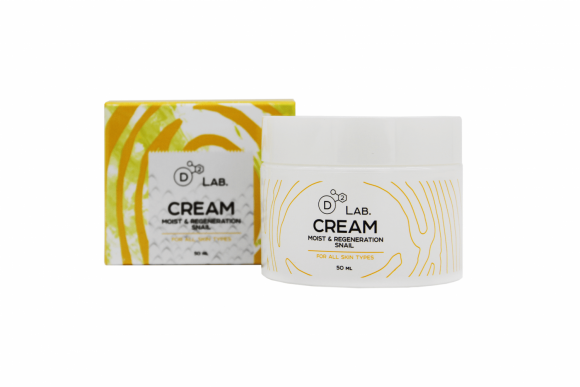Крем для лица D2 Lab  МУЦИН УЛИТКИ CREAM MOIST & REGENERATION SNAIL, 50 мл